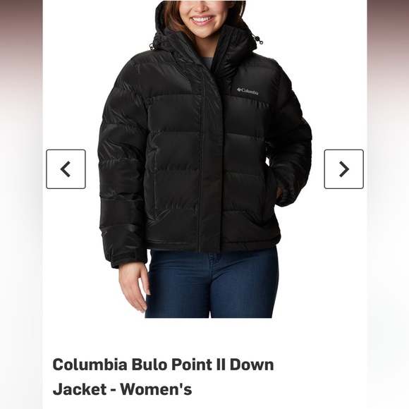 Columbia Bulo Point II DownJacket Women's black gold velvet